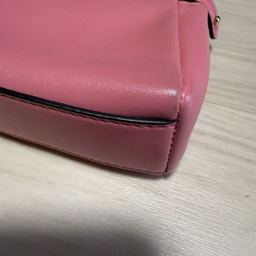FENDI Peekaboo Handbag Bag Shoulder Pink - Picture 5 of 9
